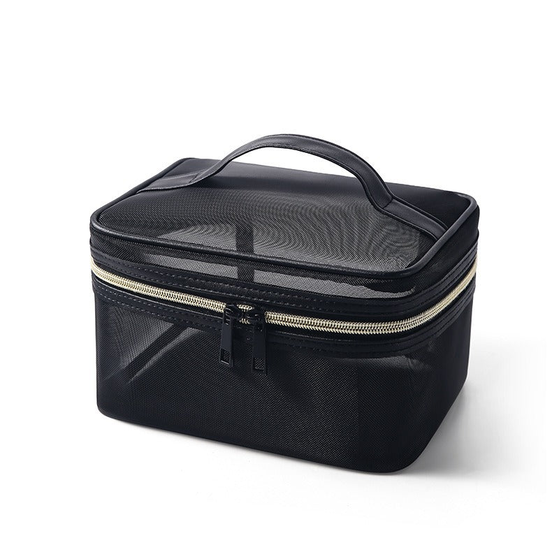 Portable makeup bag storage box
