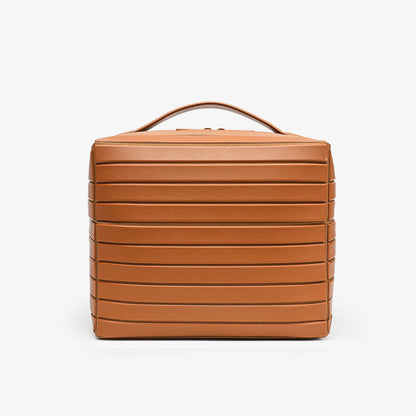 Portable Striped Cosmetic Storage Bag