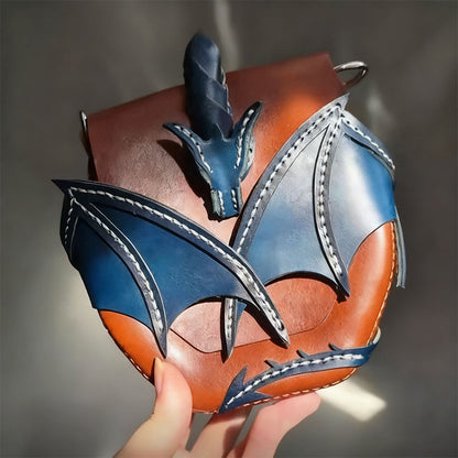 Retro Dragon Wing Design Crossbody Bag