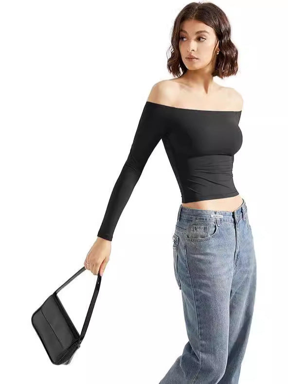 One-shoulder T-shirt