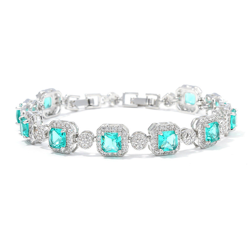 Adjustable full diamond bracelet for women