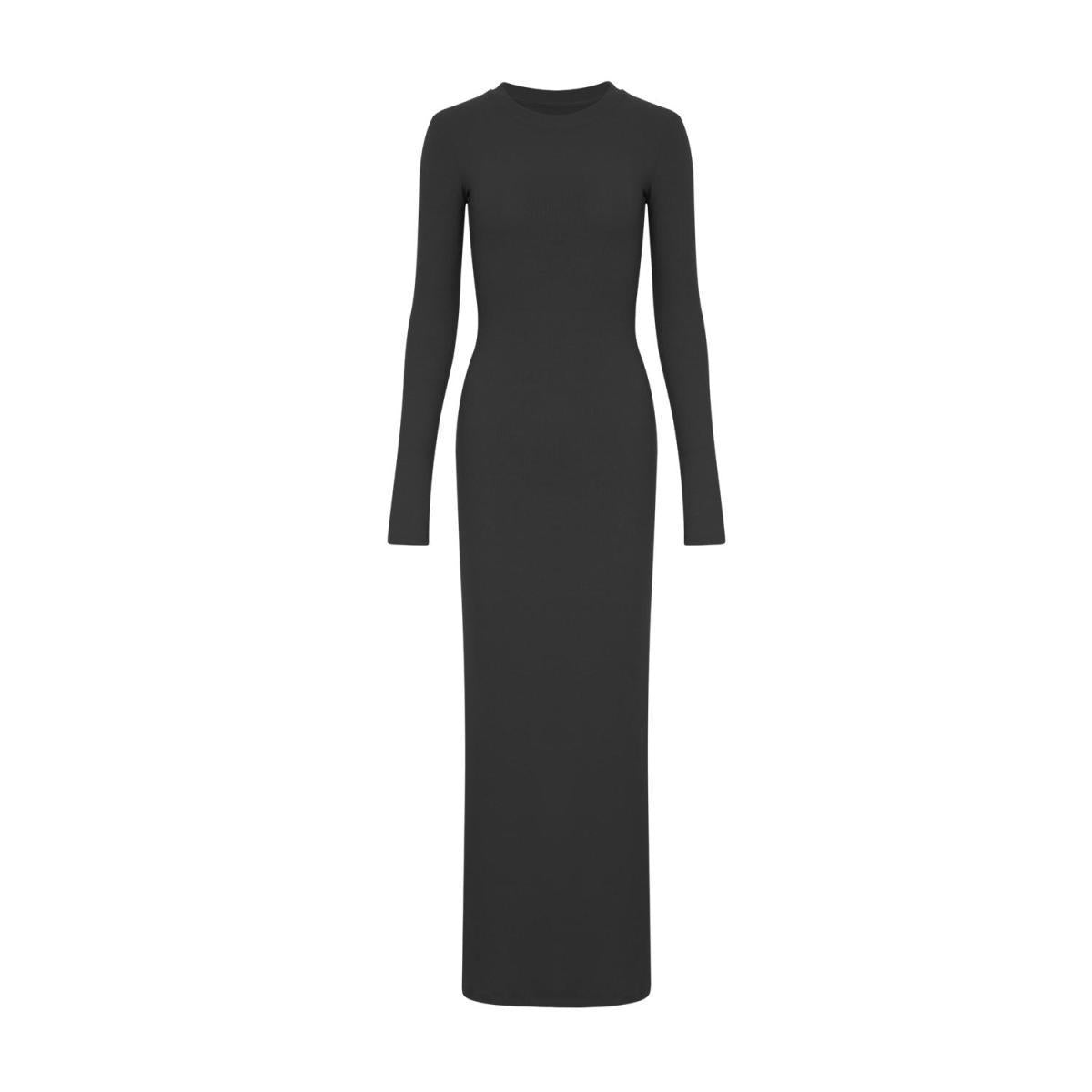 Crewneck Long Sleeve Dress