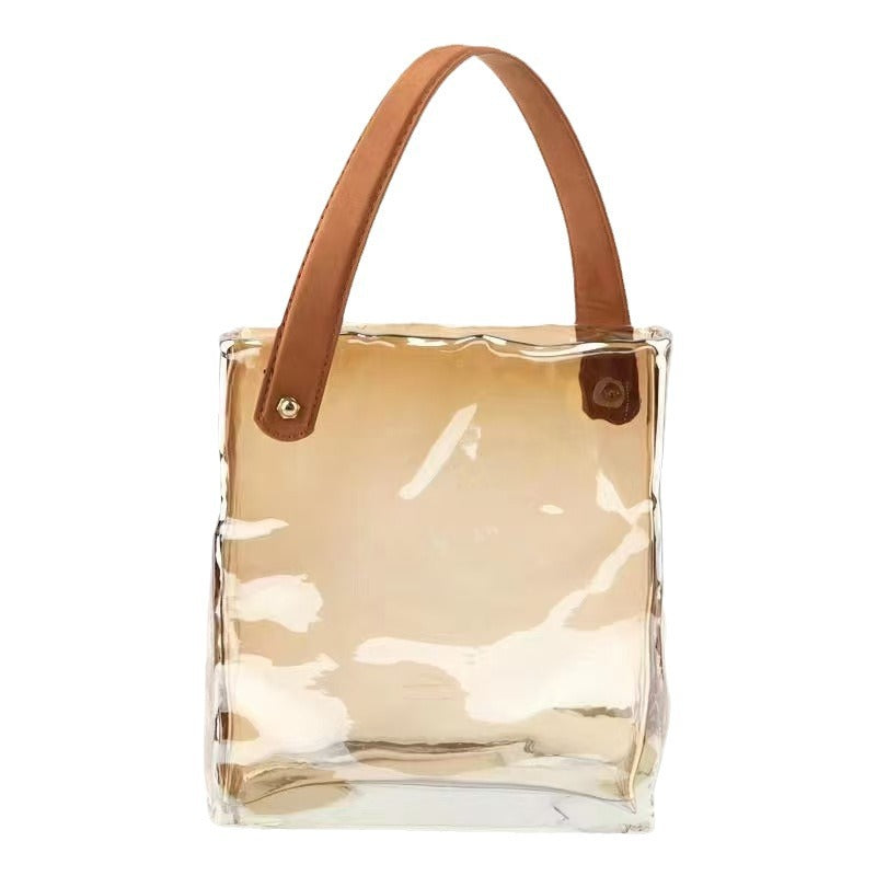 Luxury-basic color handbag