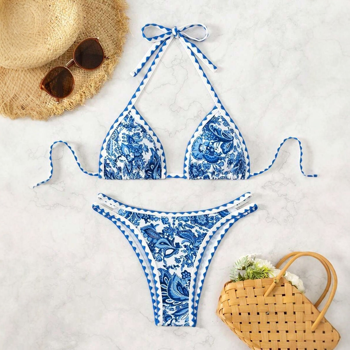 Womens Two-Piece Bikini Swimsuit