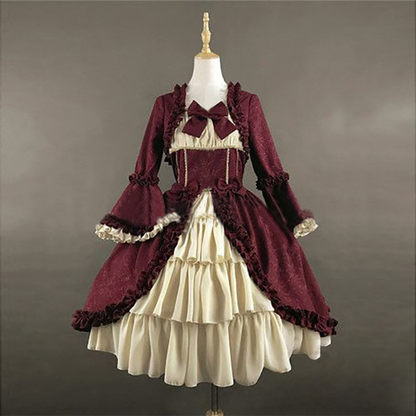Retro Gothic Court Short Dress