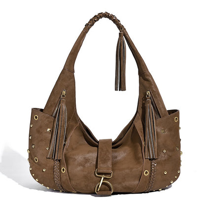 Flannel Underarm Crossbody Bag
