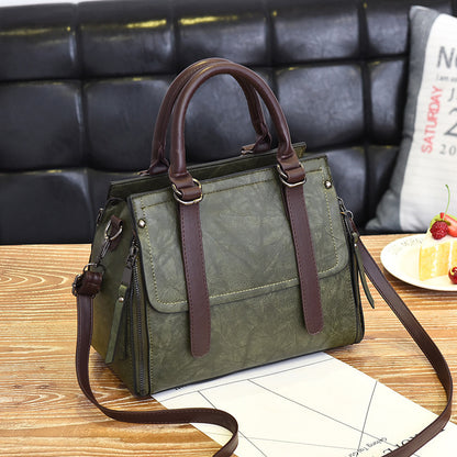 Fashion Retro Women Handbag Large Capacity Crossbody Bag