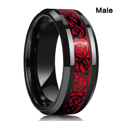 Red and Blue Gemstone Ring