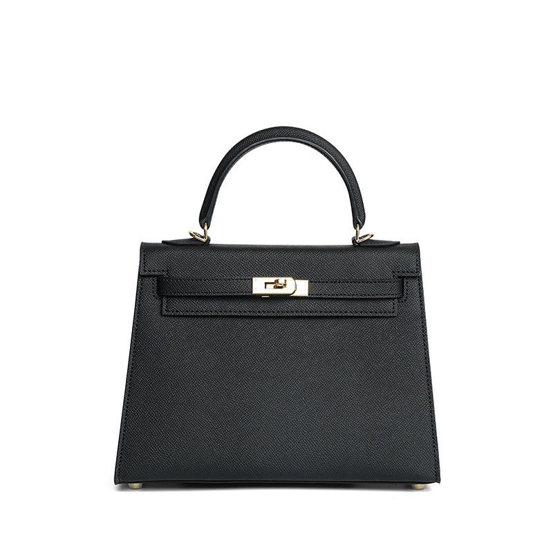 Genuine Leather Mini Kelly Crossbody Bag