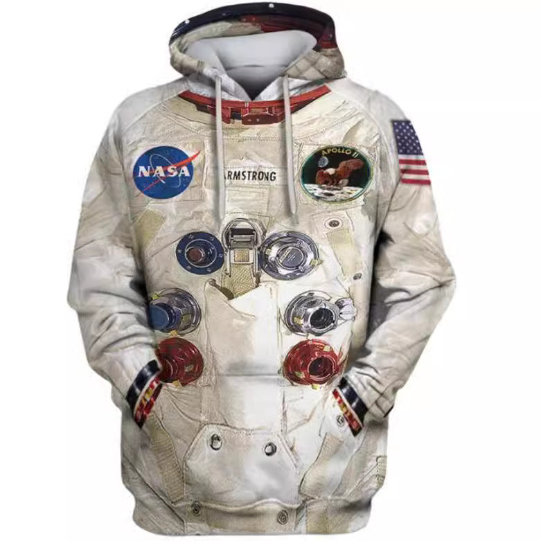 3D Space Suit Digital Printing T-Shirt