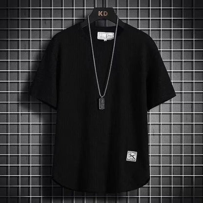 Hong Kong style short-sleeved shirt