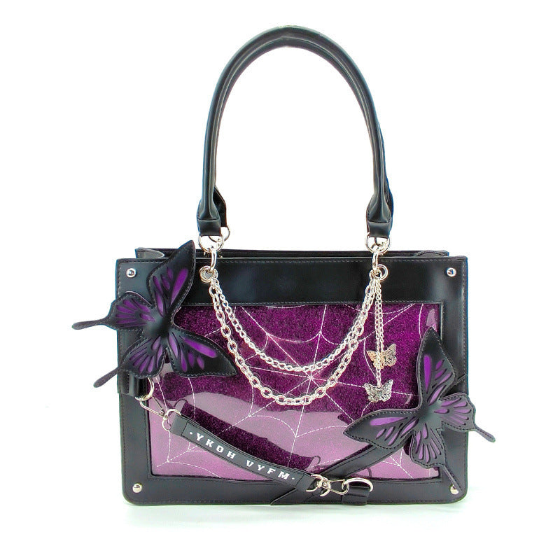Gothic Butterfly Maze Tote Bag