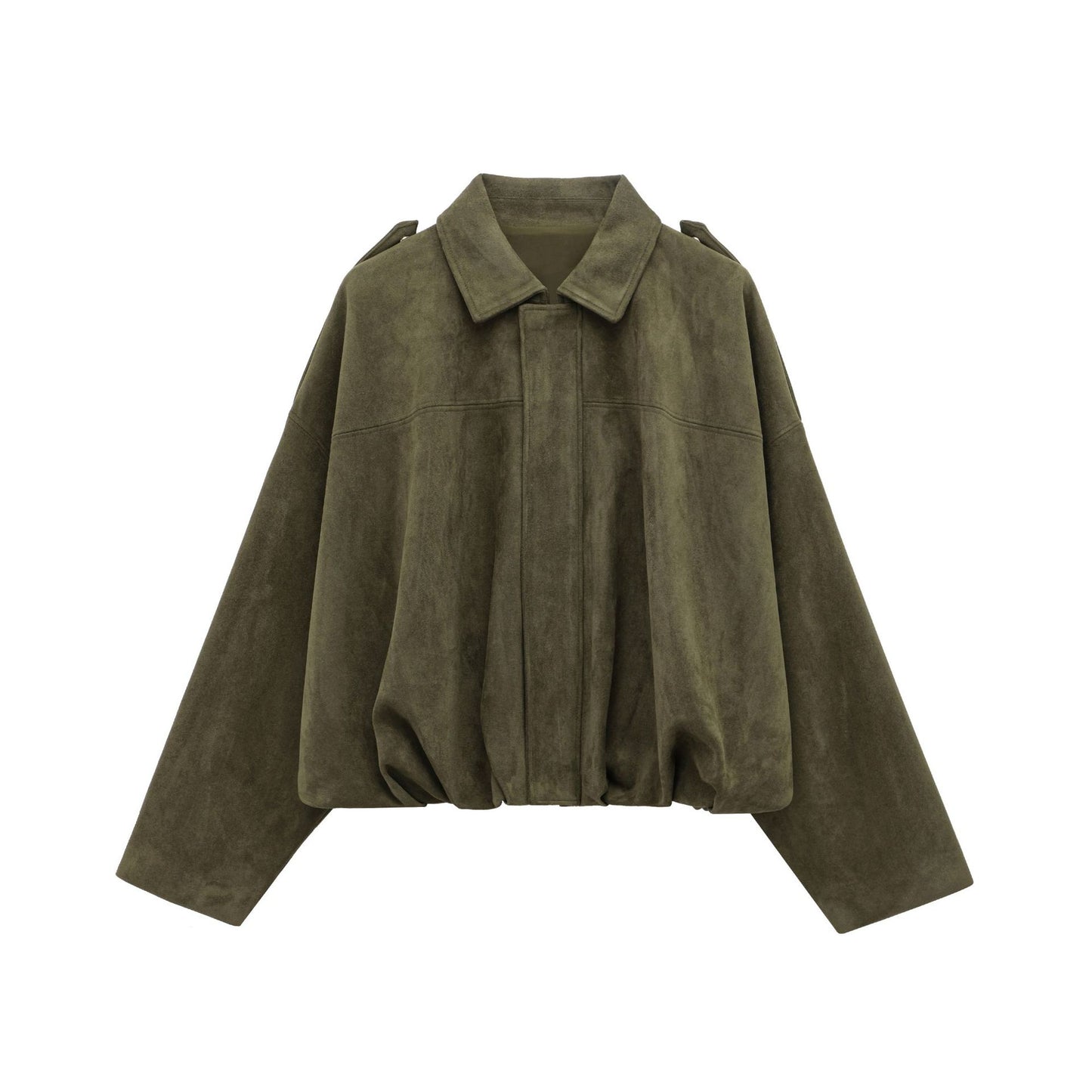 Women's suede jacket coat