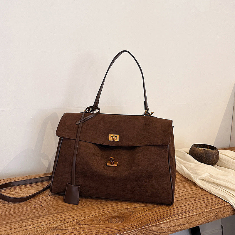 Handheld tote bag, single-shoulder crossbody bag