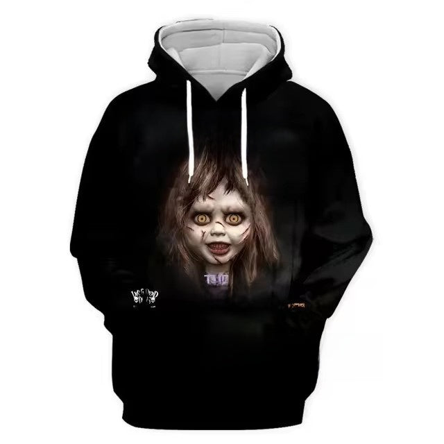 3d digital printing street men's crown sweatshirt