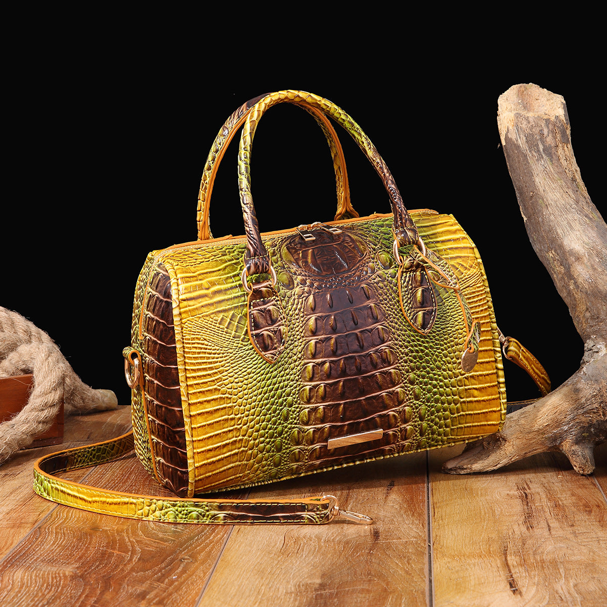 Retro travel women's bag
