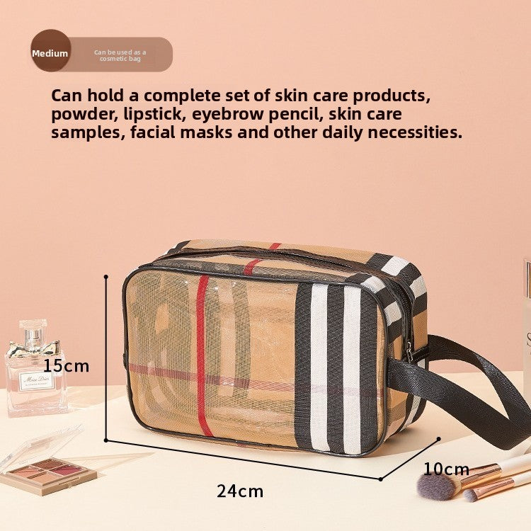 Portable makeup bag storage box