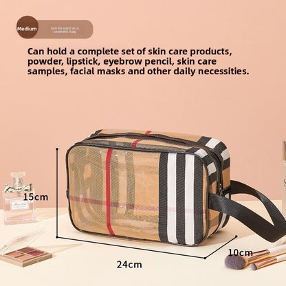 Portable makeup bag storage box