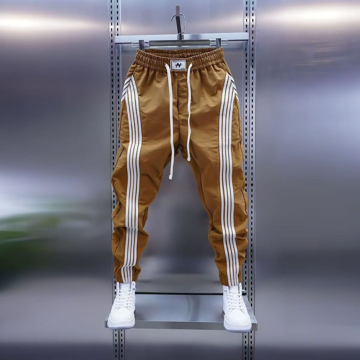 Men's Striped Jogger Casual Pants