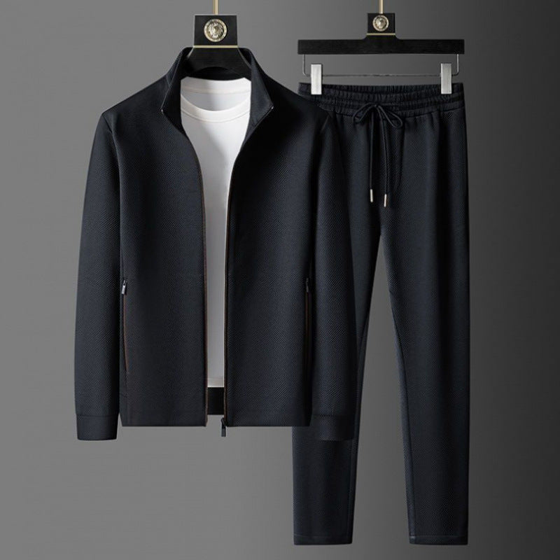 Men's Sportswear Suit Jacket and Trousers Set