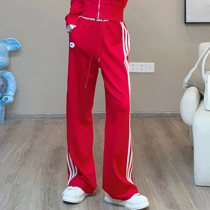 Fleece-Lined and Thickened Sportswear Set