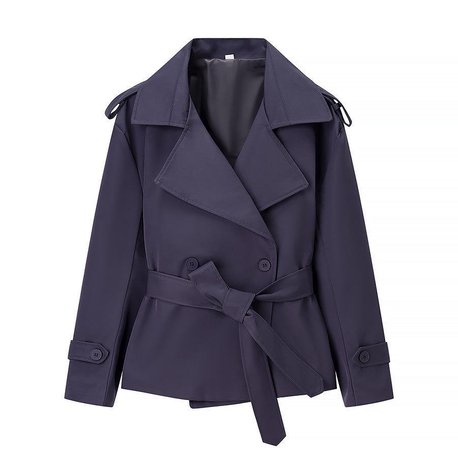 Womens Double Breasted Trench Coat