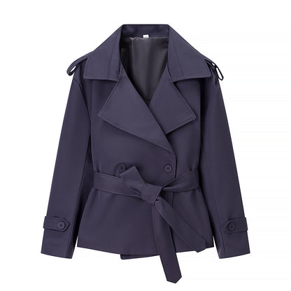 Womens Double Breasted Trench Coat