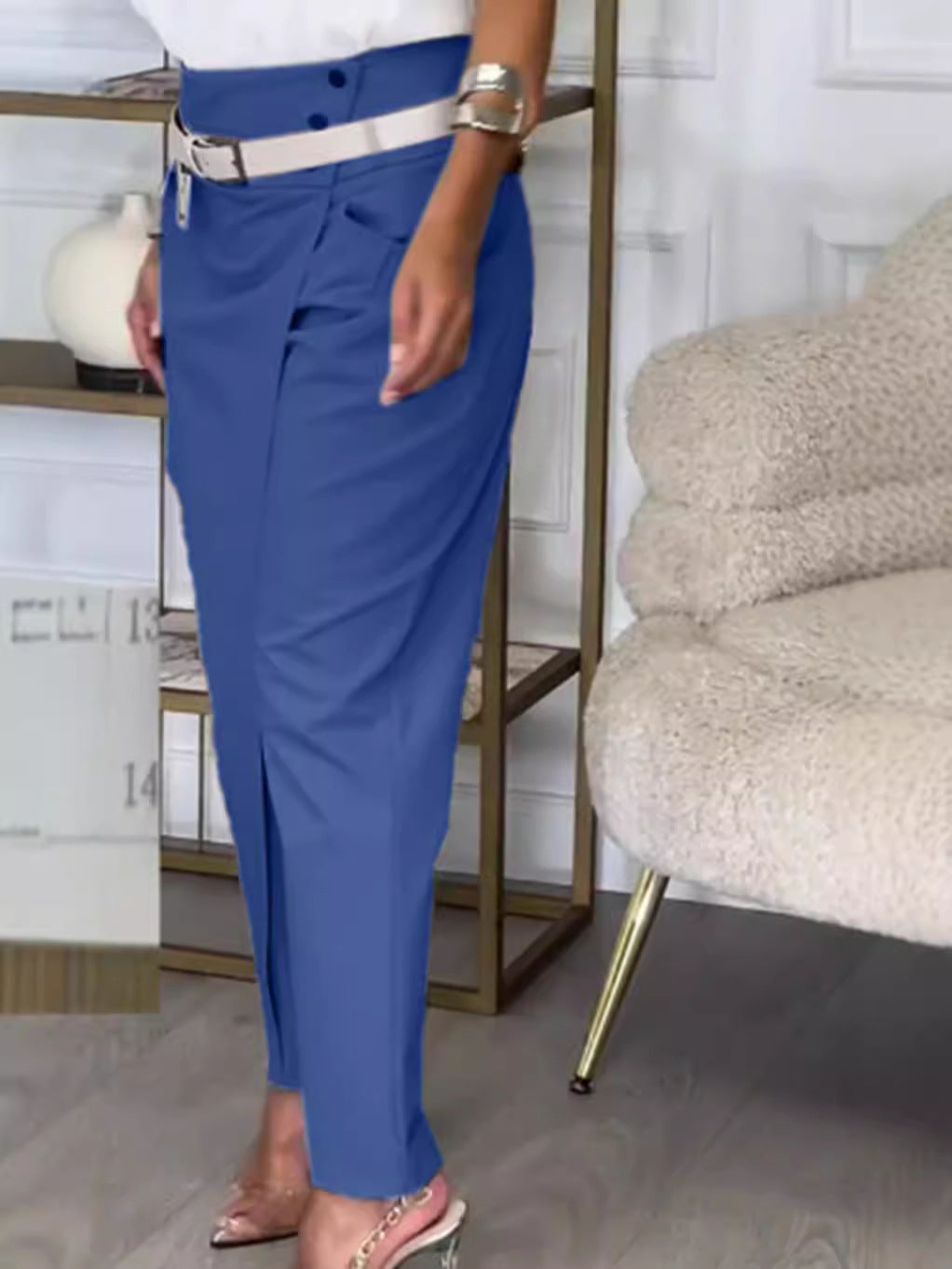Slim-fit casual pants for women