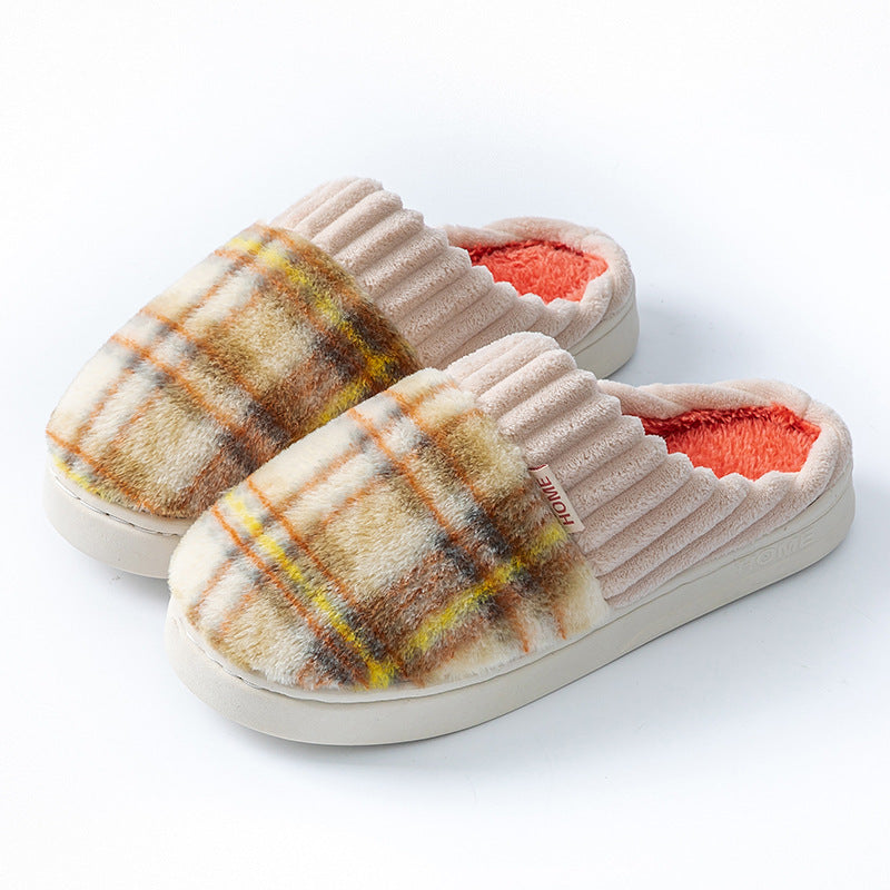 Winter Plush Non-Slip Indoor Slippers