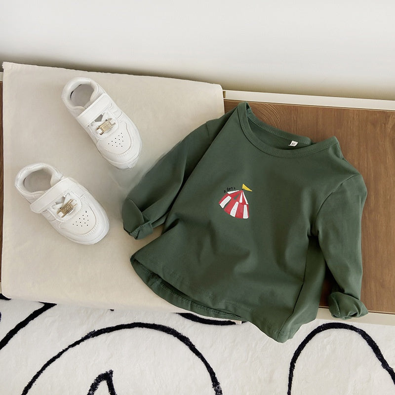 Spring and Autumn Cotton Base Shirt