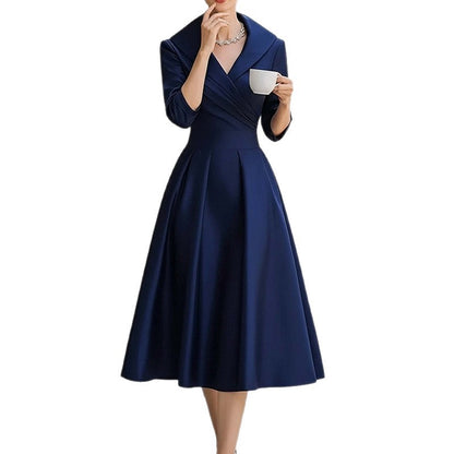 Elegant Slim-Fit Long Dress