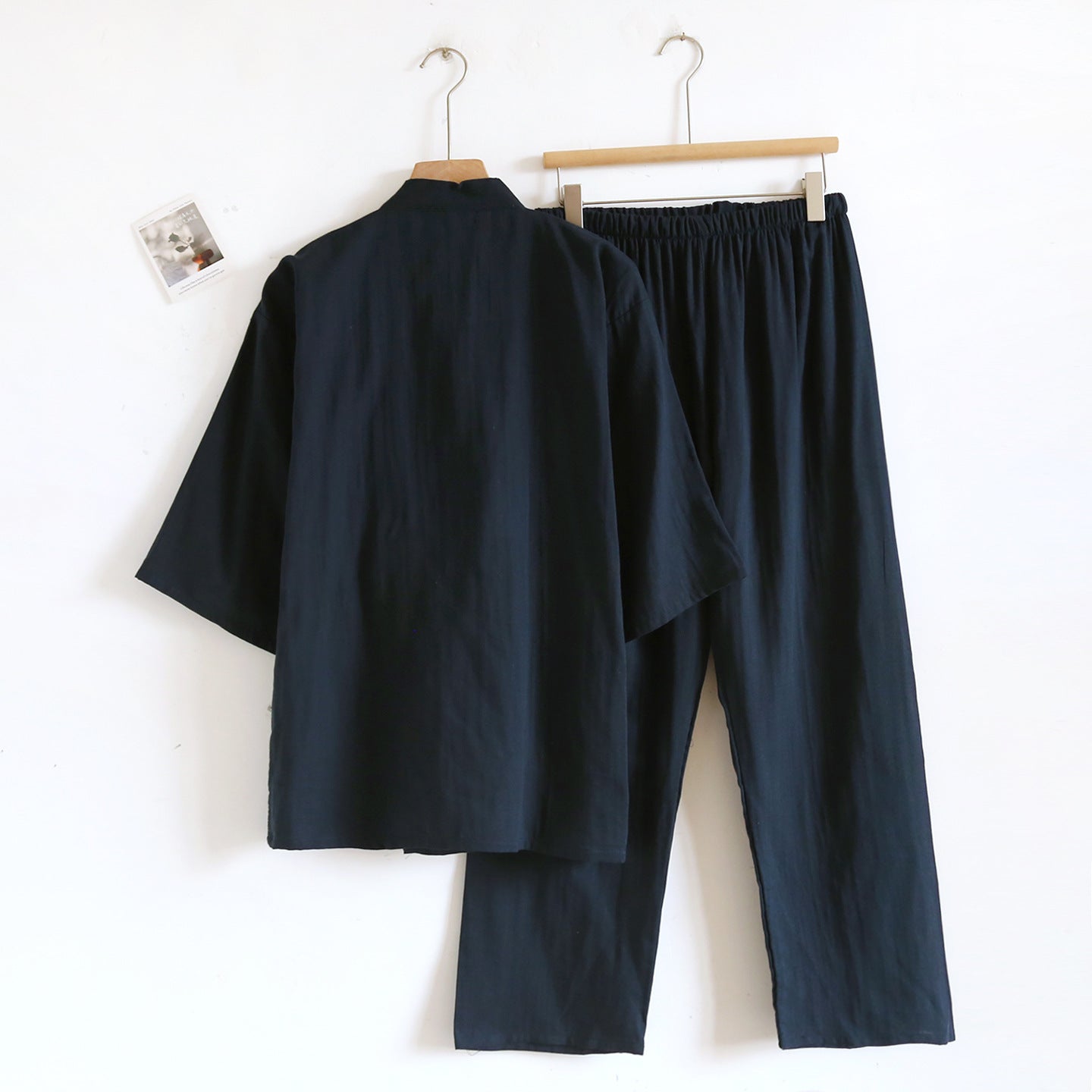 gauze tie-up loungewear set