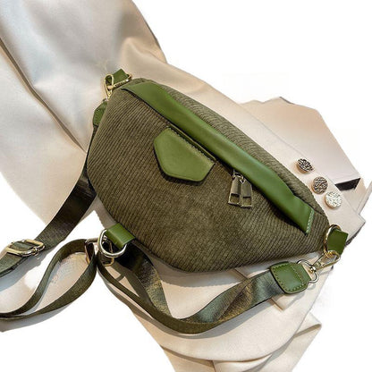 Corduroy Crossbody Bag