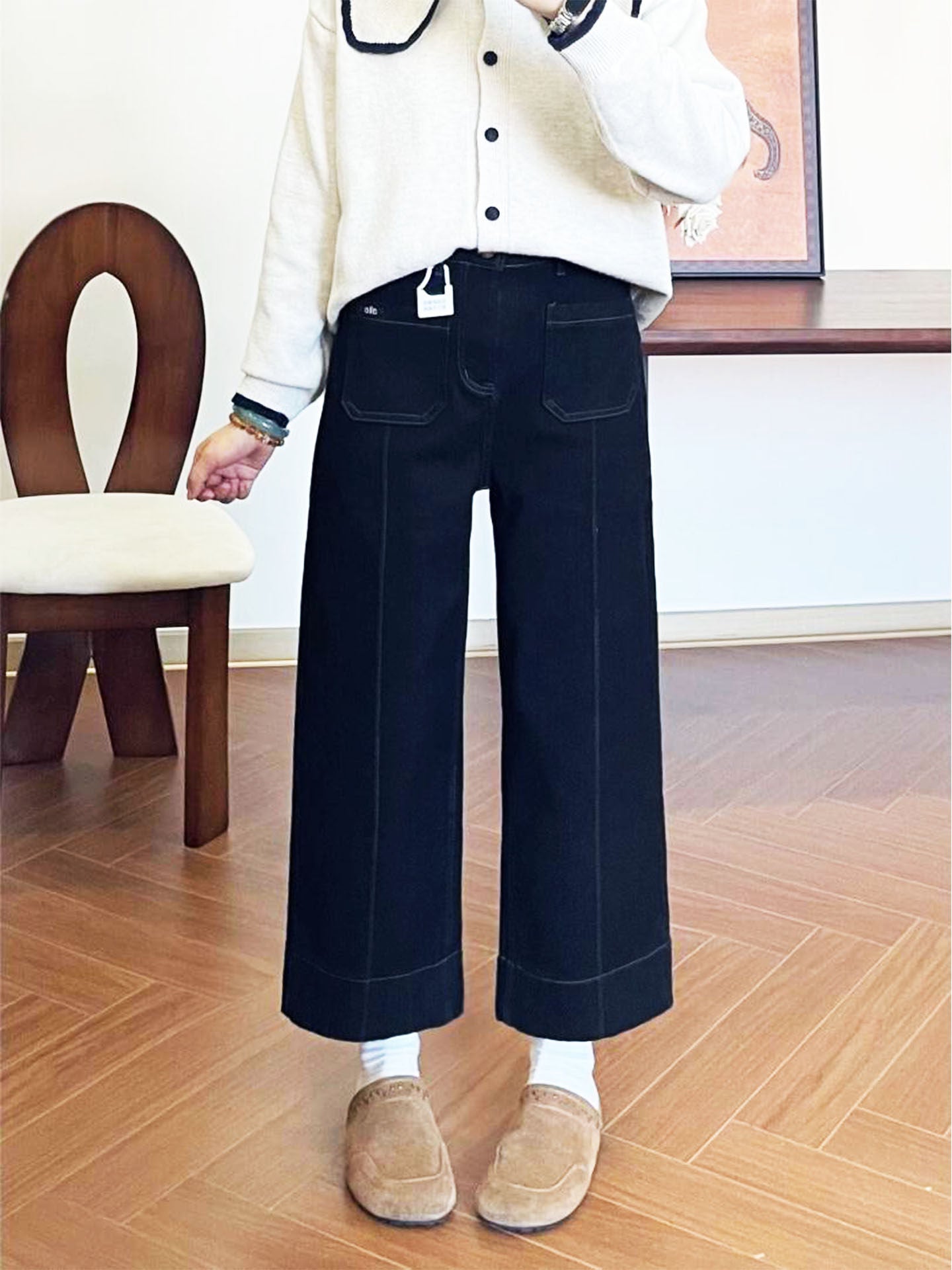 Womens Denim Trousers