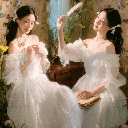 Photo Studio Spring Theme Long Dress