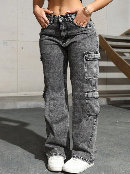 Multi-pocket work pants