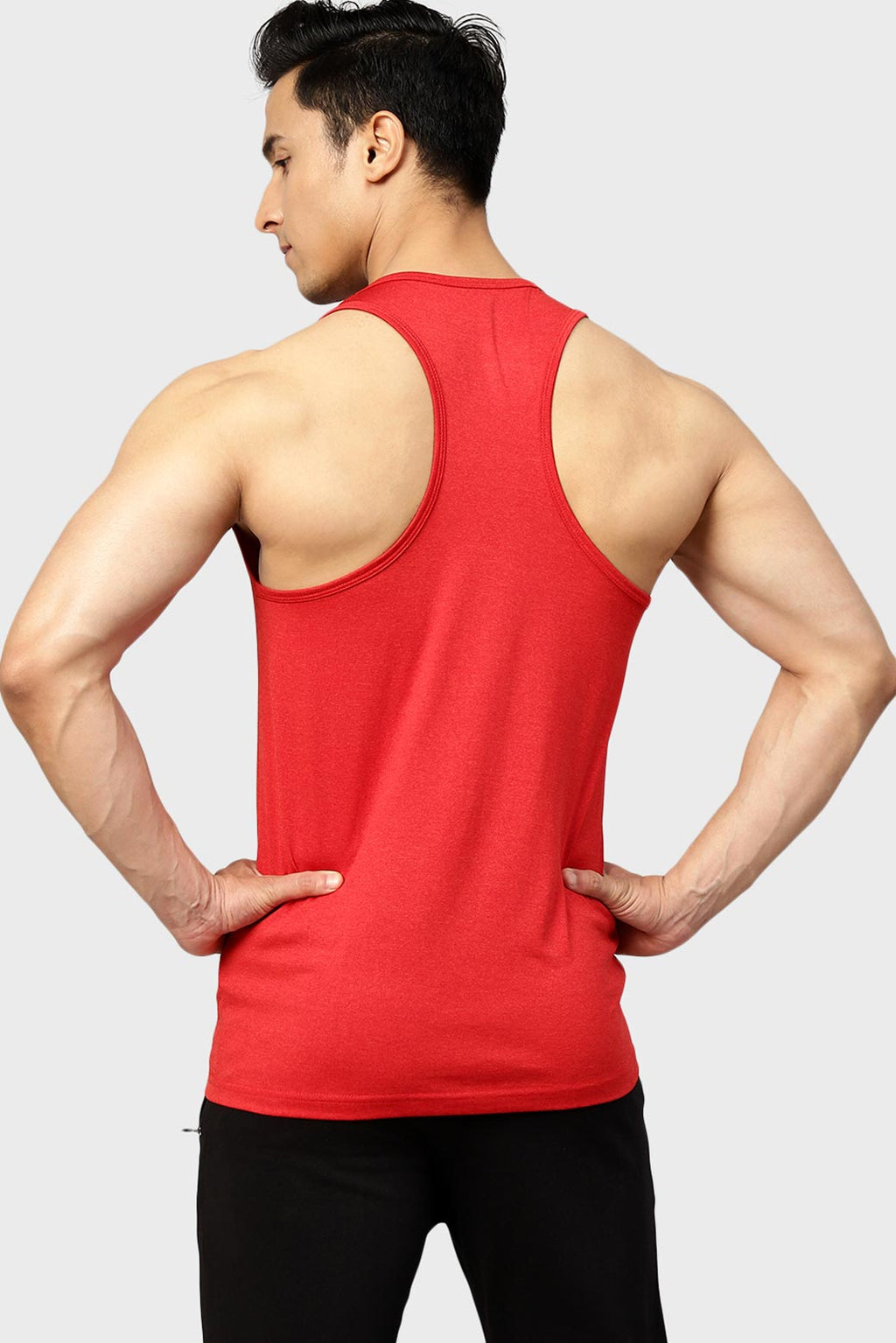 Bold Melange Tank Red